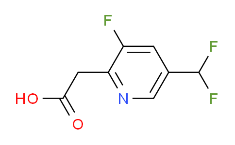 AM82427 | 1805306-84-6 | 5-(Difluoromethyl)-3-fluoropyridine-2-acetic acid