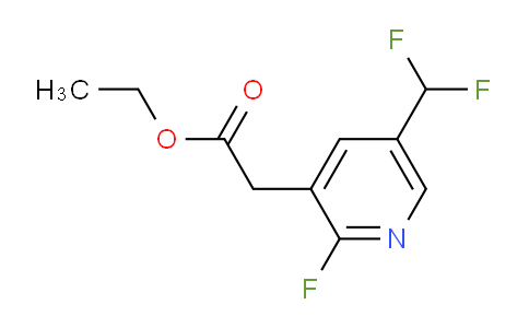 Ethyl 5-(difluoromethyl)-2-fluoropyridine-3-acetate