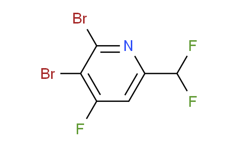2,3-Dibromo-6-(difluoromethyl)-4-fluoropyridine