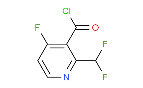 2-(Difluoromethyl)-4-fluoropyridine-3-carbonyl chloride