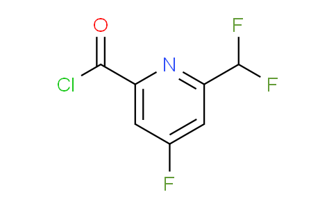 2-(Difluoromethyl)-4-fluoropyridine-6-carbonyl chloride