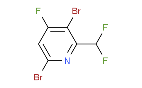 AM82487 | 1805242-71-0 | 3,6-Dibromo-2-(difluoromethyl)-4-fluoropyridine