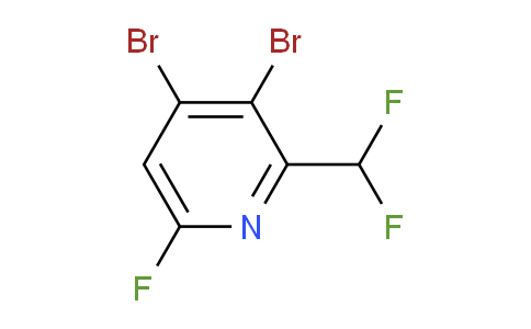 AM82491 | 1805242-85-6 | 3,4-Dibromo-2-(difluoromethyl)-6-fluoropyridine
