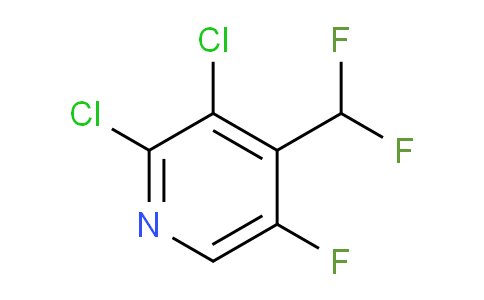 AM82496 | 1805286-72-9 | 2,3-Dichloro-4-(difluoromethyl)-5-fluoropyridine