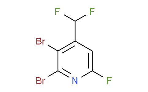 2,3-Dibromo-4-(difluoromethyl)-6-fluoropyridine