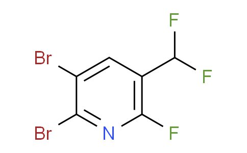 2,3-Dibromo-5-(difluoromethyl)-6-fluoropyridine