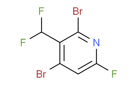 2,4-Dibromo-3-(difluoromethyl)-6-fluoropyridine