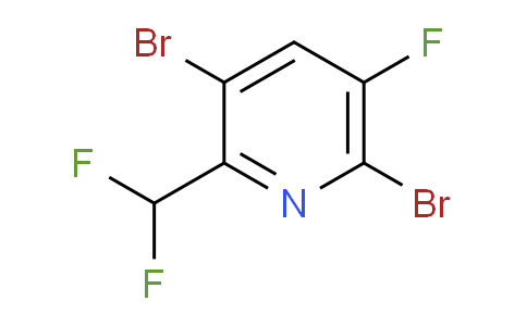 AM82542 | 1805282-92-1 | 3,6-Dibromo-2-(difluoromethyl)-5-fluoropyridine