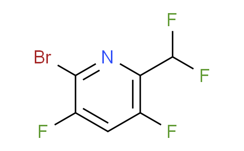 AM82548 | 1806804-66-9 | 2-Bromo-3,5-difluoro-6-(difluoromethyl)pyridine