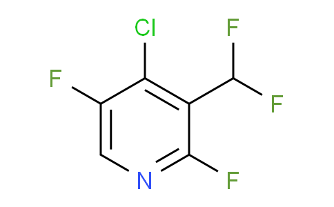 4-Chloro-2,5-difluoro-3-(difluoromethyl)pyridine