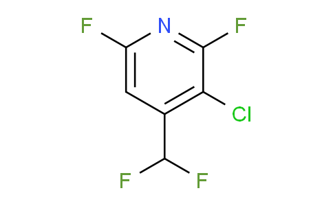 3-Chloro-2,6-difluoro-4-(difluoromethyl)pyridine
