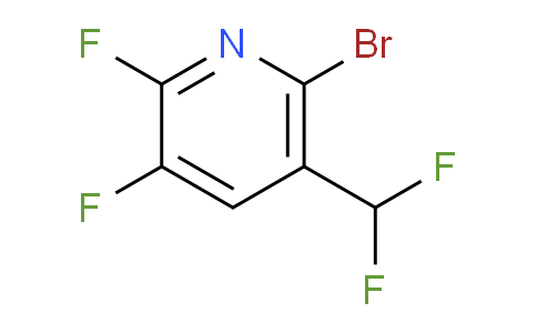 AM82595 | 1806804-54-5 | 6-Bromo-2,3-difluoro-5-(difluoromethyl)pyridine