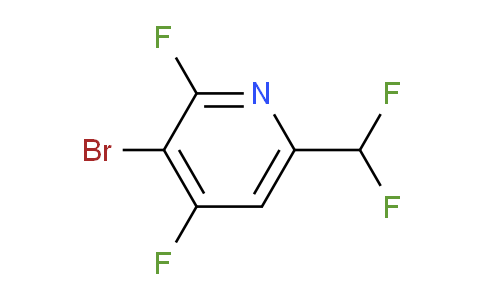 AM82597 | 1806793-87-2 | 3-Bromo-2,4-difluoro-6-(difluoromethyl)pyridine