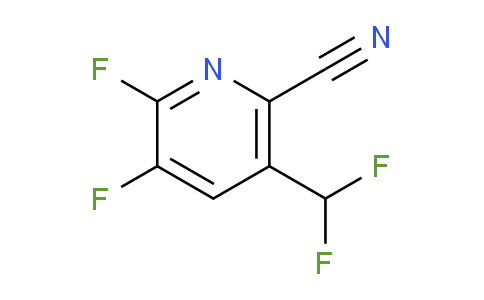 6-Cyano-2,3-difluoro-5-(difluoromethyl)pyridine