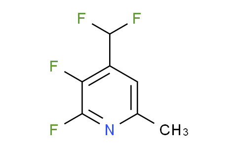2,3-Difluoro-4-(difluoromethyl)-6-methylpyridine