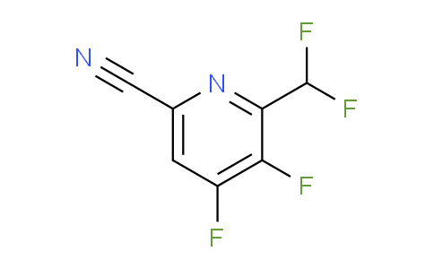 6-Cyano-3,4-difluoro-2-(difluoromethyl)pyridine