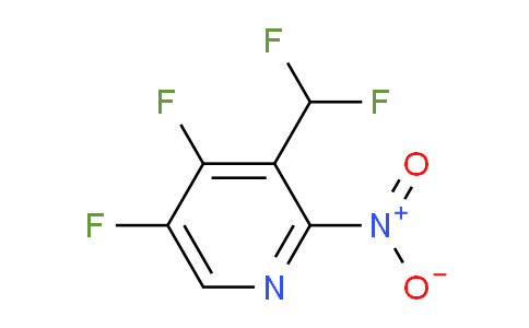 4,5-Difluoro-3-(difluoromethyl)-2-nitropyridine