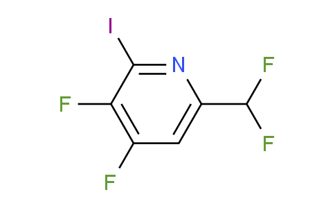 3,4-Difluoro-6-(difluoromethyl)-2-iodopyridine