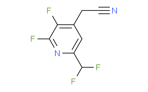 2,3-Difluoro-6-(difluoromethyl)pyridine-4-acetonitrile