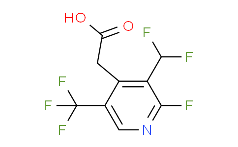 AM82829 | 1805532-13-1 | 3-(Difluoromethyl)-2-fluoro-5-(trifluoromethyl)pyridine-4-acetic acid