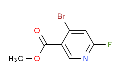 AM82837 | 1805249-04-0 | Methyl 4-bromo-6-fluoronicotinate