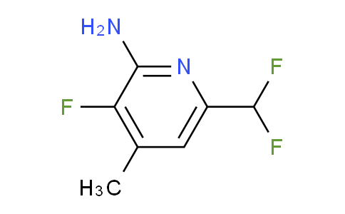 2-Amino-6-(difluoromethyl)-3-fluoro-4-methylpyridine