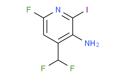 3-Amino-4-(difluoromethyl)-6-fluoro-2-iodopyridine