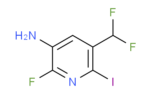 AM82852 | 1805113-75-0 | 3-Amino-5-(difluoromethyl)-2-fluoro-6-iodopyridine