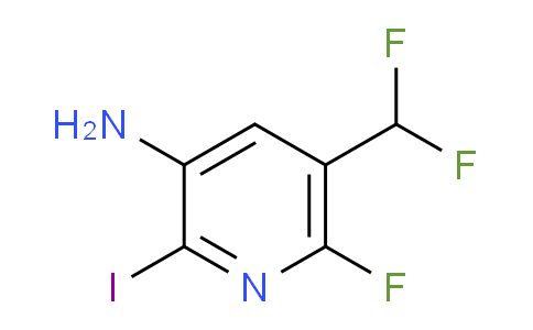 AM82853 | 1805330-77-1 | 3-Amino-5-(difluoromethyl)-6-fluoro-2-iodopyridine