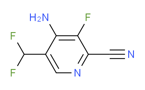 AM82868 | 1806811-19-7 | 4-Amino-2-cyano-5-(difluoromethyl)-3-fluoropyridine