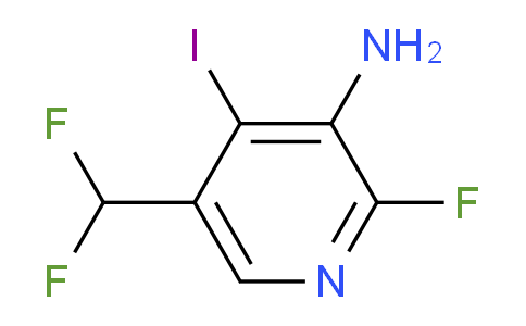AM82892 | 1804487-21-5 | 3-Amino-5-(difluoromethyl)-2-fluoro-4-iodopyridine