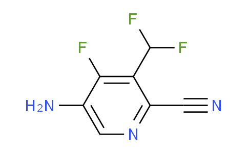 AM82900 | 1805338-69-5 | 5-Amino-2-cyano-3-(difluoromethyl)-4-fluoropyridine