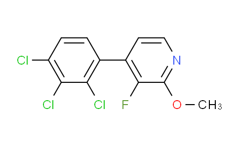AM82911 | 1361588-69-3 | 3-Fluoro-2-methoxy-4-(2,3,4-trichlorophenyl)pyridine
