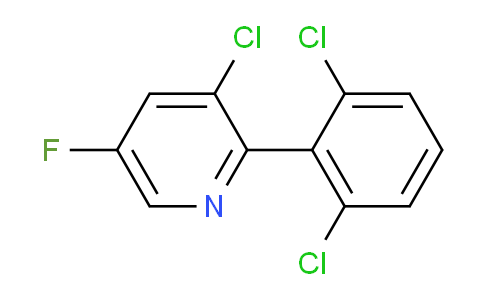 3-Chloro-2-(2,6-dichlorophenyl)-5-fluoropyridine