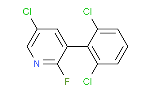 5-Chloro-3-(2,6-dichlorophenyl)-2-fluoropyridine