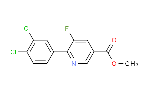 AM82962 | 1361548-72-2 | Methyl 6-(3,4-dichlorophenyl)-5-fluoronicotinate