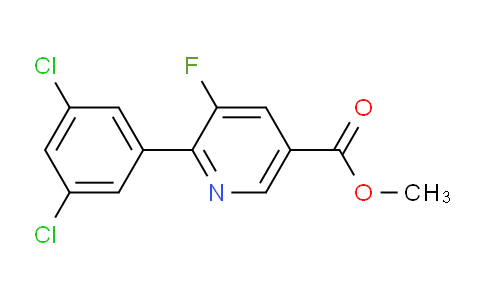 AM82993 | 1361832-86-1 | Methyl 6-(3,5-dichlorophenyl)-5-fluoronicotinate