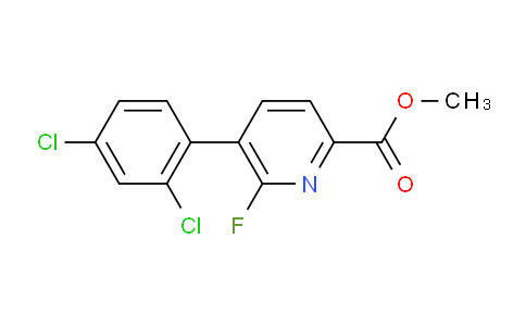AM83053 | 1361781-04-5 | Methyl 5-(2,4-dichlorophenyl)-6-fluoropicolinate