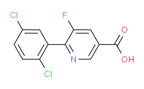 6-(2,5-Dichlorophenyl)-5-fluoronicotinic acid