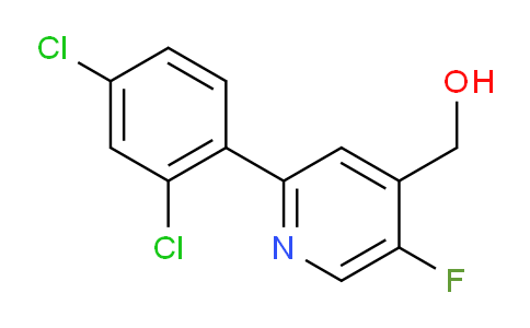 2-(2,4-Dichlorophenyl)-5-fluoropyridine-4-methanol