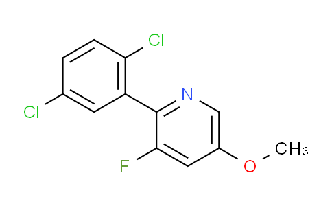AM83086 | 1361862-39-6 | 2-(2,5-Dichlorophenyl)-3-fluoro-5-methoxypyridine