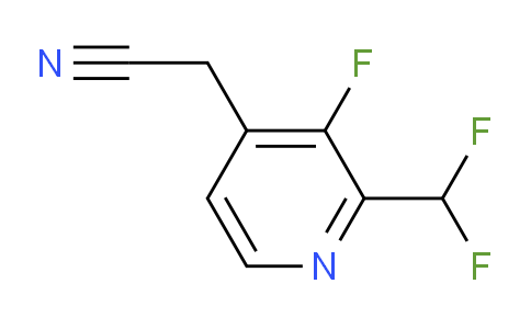 2-(Difluoromethyl)-3-fluoropyridine-4-acetonitrile