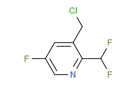 3-(Chloromethyl)-2-(difluoromethyl)-5-fluoropyridine