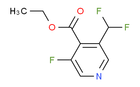 Ethyl 3-(difluoromethyl)-5-fluoropyridine-4-carboxylate