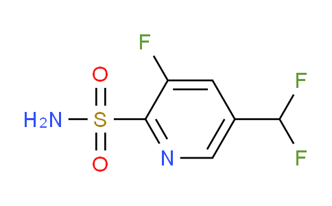 5-(Difluoromethyl)-3-fluoropyridine-2-sulfonamide