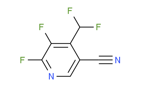 5-Cyano-2,3-difluoro-4-(difluoromethyl)pyridine