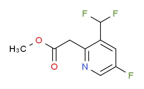 Methyl 3-(difluoromethyl)-5-fluoropyridine-2-acetate