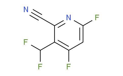 2-Cyano-4,6-difluoro-3-(difluoromethyl)pyridine