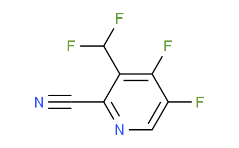 2-Cyano-4,5-difluoro-3-(difluoromethyl)pyridine