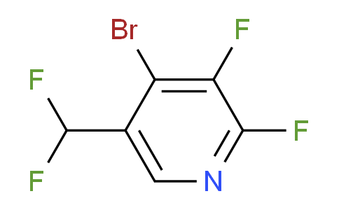 4-Bromo-2,3-difluoro-5-(difluoromethyl)pyridine